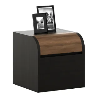 Amazon Bedside Table - Natural Wenge Woodpore
