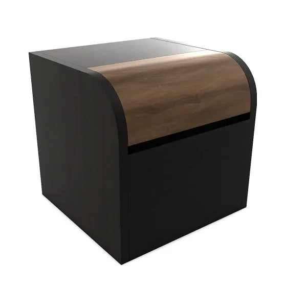Amazon Bedside Table - Natural Wenge Woodpore