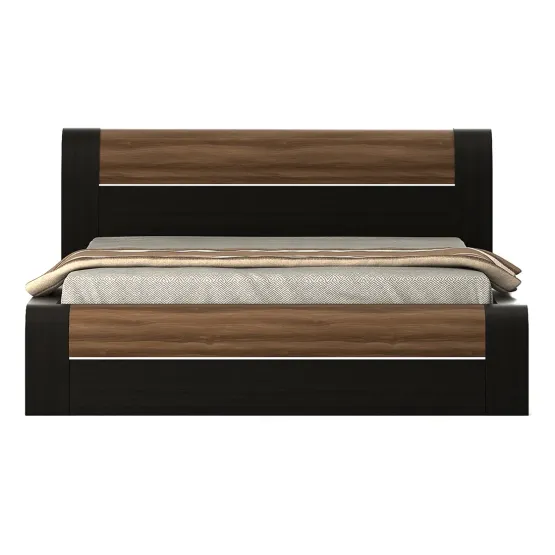 Amazon King Bed With 3/4th Lifton - Natural Wenge