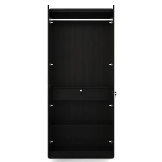 Apex 2 Door Wardrobe - Natural Wenge Woodpore