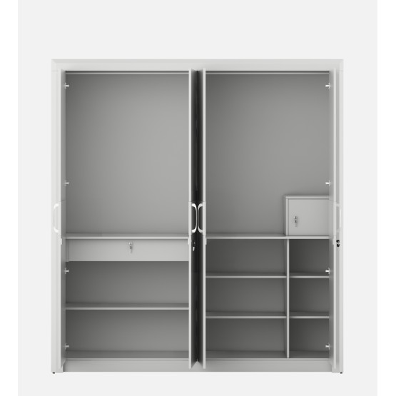 Arctic 4 Door Wardrobe - High Gloss White