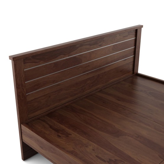 Asta  Queen Bed W/o Storage - Sheesham