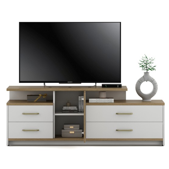 Base Tv Unit Stanley - Kingston White