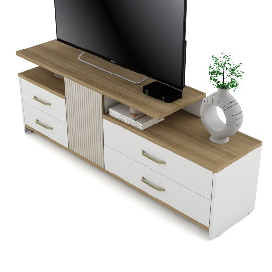 Base Tv Unit Stanley - Kingston White