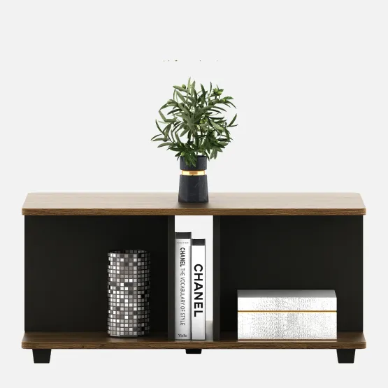 Center Table Ct 103 In Classic Oak & Slate Grey