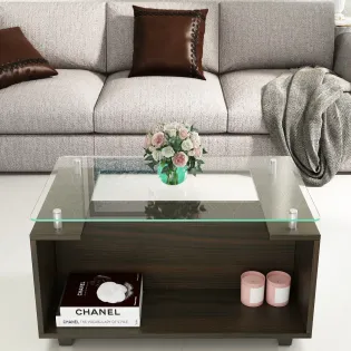 Center Table Ct 112 In Fumed Oak