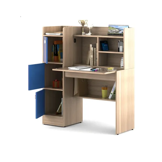 Coral Study Table - Drift Wood Wp