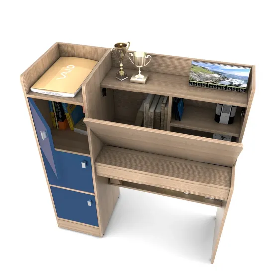 Coral Study Table - Drift Wood Wp