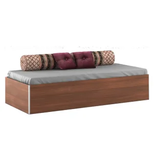 Day Bed V2 With Box Storage - Walnut Rigato Woodpore