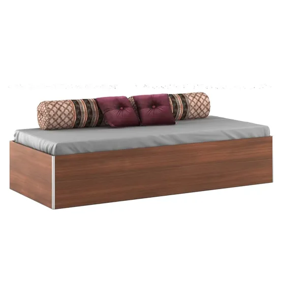 Day Bed V2 With Box Storage - Walnut Rigato Woodpore
