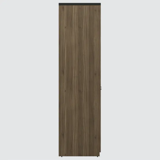 Hover 4 Door Wardrobe With Mirror - Lyon Walnut & Natural Wenge