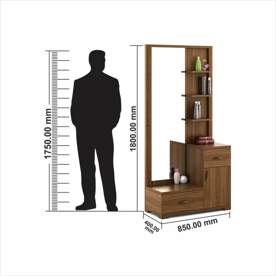 Harmony Dressing Table - Natural Teak