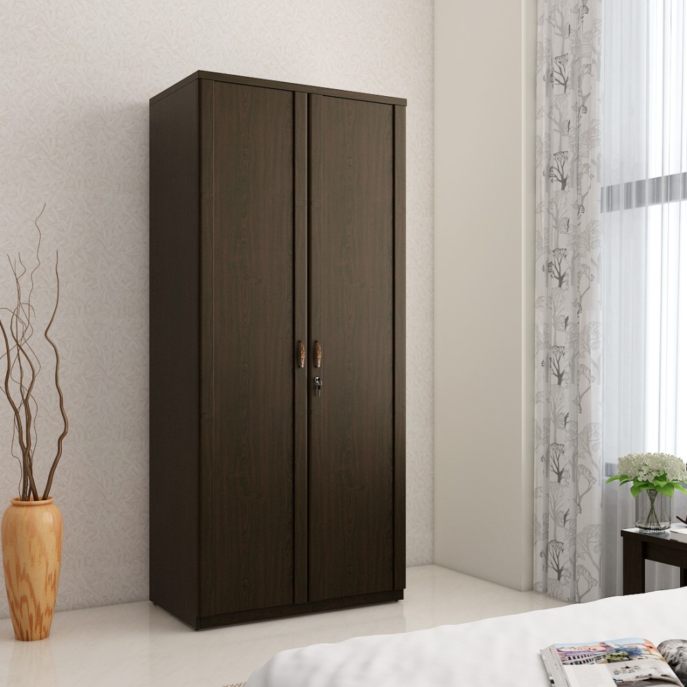 Harmony 2 Door Wardrobe Without Mirror - Vermount - Woodpore