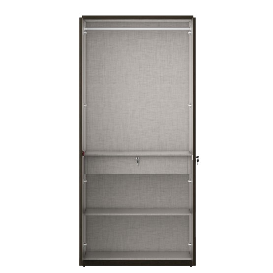 Harmony 2 Door Wardrobe Without Mirror - Vermount - Woodpore