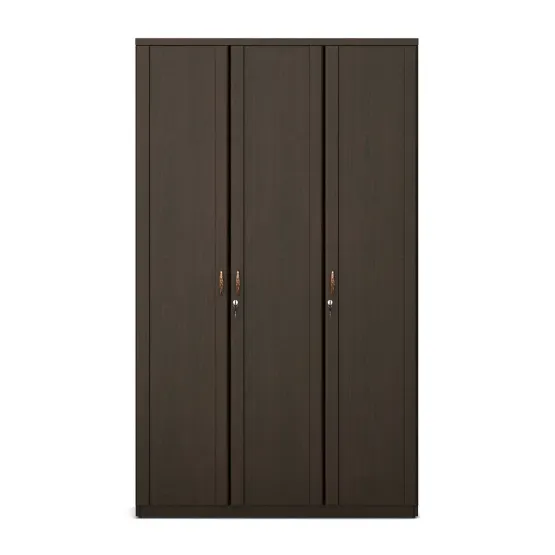 Harmony 3 Door Wardrobe Without Mirror - Vermount - Woodpore