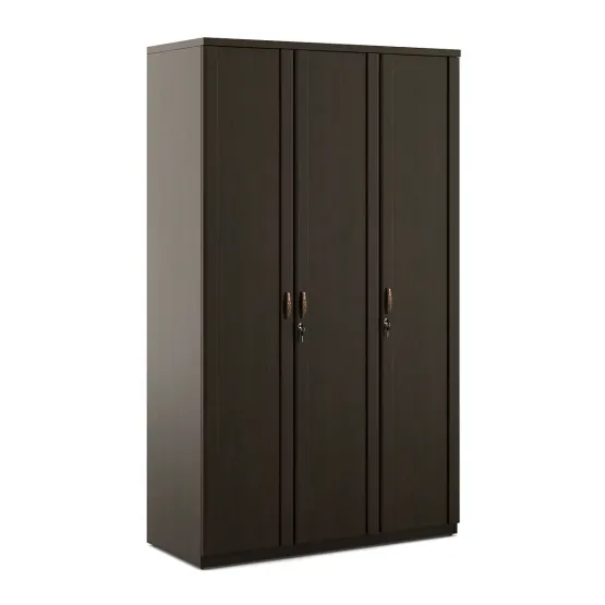 Harmony 3 Door Wardrobe Without Mirror - Vermount - Woodpore