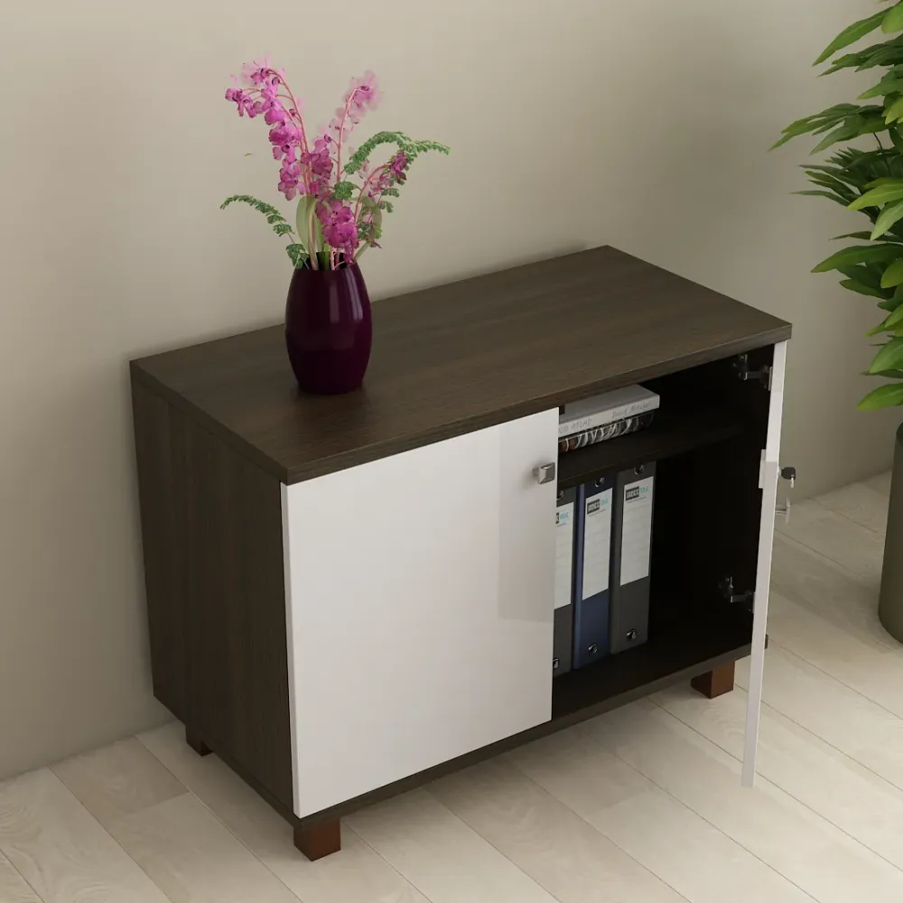Icon Low Height Storage Extra Small - Fumed Oak
