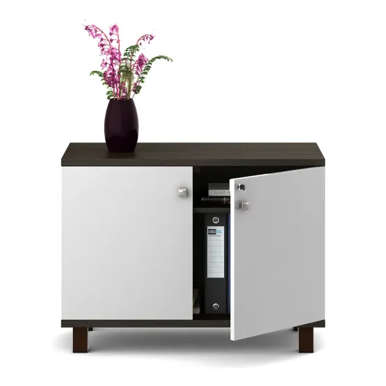 Icon Low Height Storage Extra Small - Fumed Oak