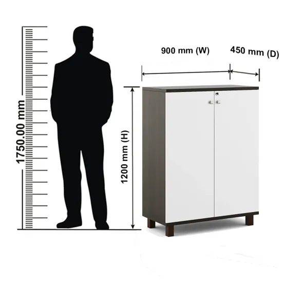 Icon Mid Height Storage Extra Small - Fumed Oak