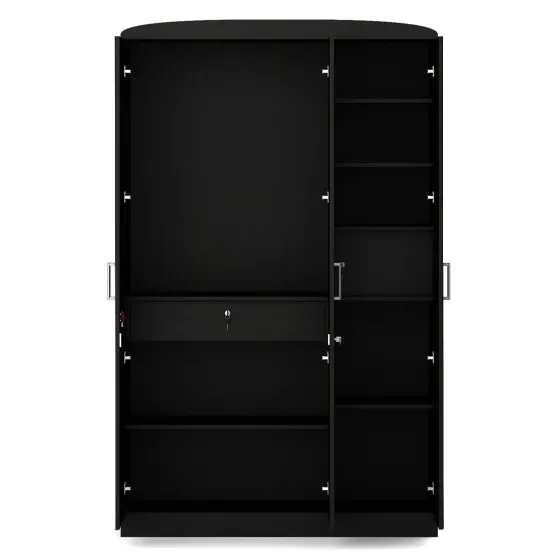 Imperial 3 Door Wardrobe - Natural Wenge Woodpore