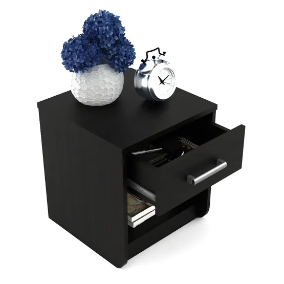 Imperial Bedside Table - Natural Wenge Woodpore