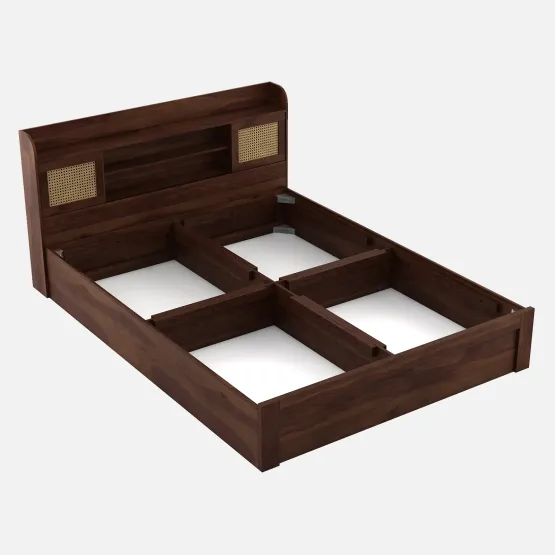 Jude Queen Bed With Box Storage - Sheesham