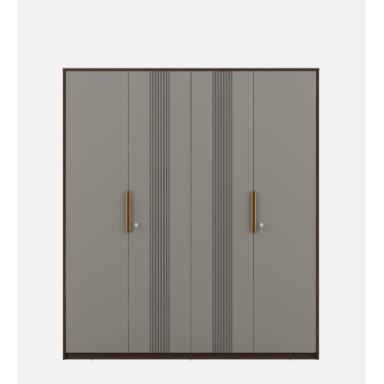Adore 4 Door Wardrobe-sahara Beige & Dark Brown Eucalyptus