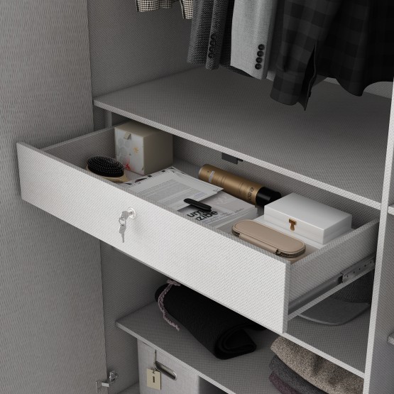 Adore 4 Door Wardrobe-sahara Beige & Dark Brown Eucalyptus