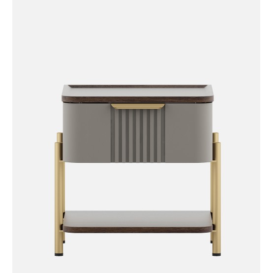 Adore Bedside-sahara Beige & Dark Brown Eucalyptus