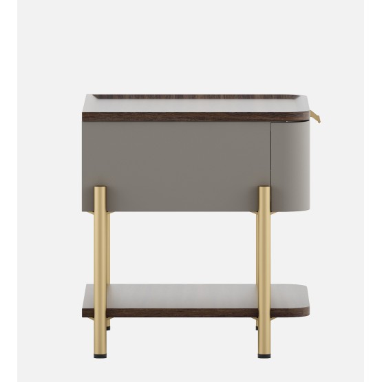 Adore Bedside-sahara Beige & Dark Brown Eucalyptus