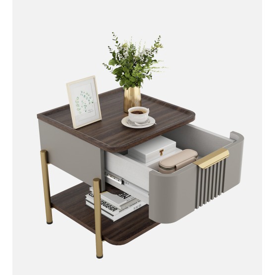 Adore Bedside-sahara Beige & Dark Brown Eucalyptus