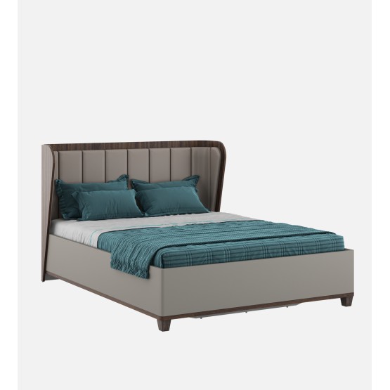 Adore Queen Bed Full Lifton-sahara Beige & Dark Brown Eucalyptus