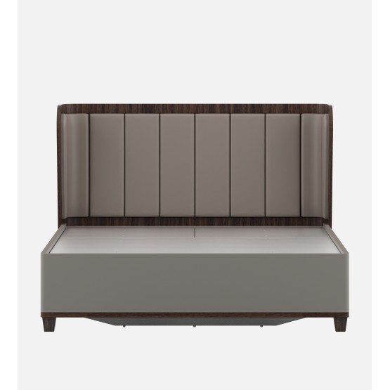 Adore Queen Bed Full Lifton-sahara Beige & Dark Brown Eucalyptus