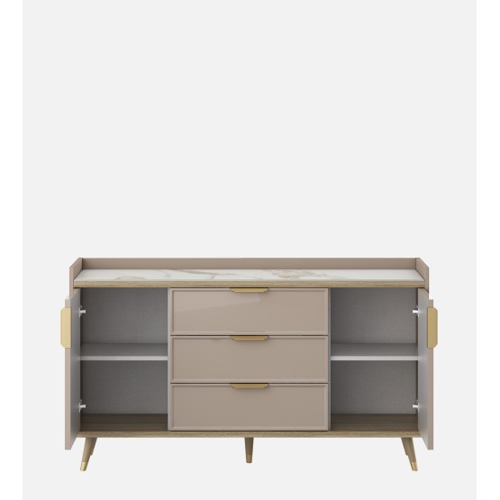 Console Unit Alora-ceramic Grey & Sebastian Oak