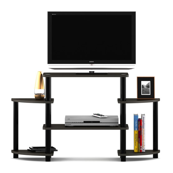 Tubular Tv Unit Rack Tr-03 - Natural Wenge Woodpore