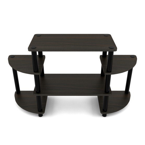 Tubular Tv Unit Rack Tr-03 - Natural Wenge Woodpore