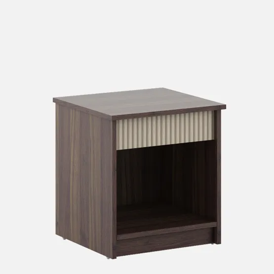 Kia Bedside Table - Lyon Walnut