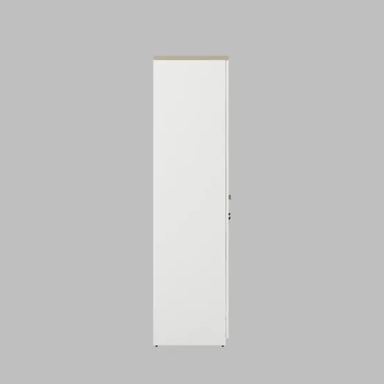 Lilly 6 Door Wardrobe With Mirror - Kingston White