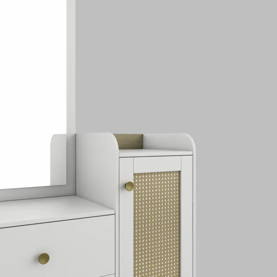 Lilly Dressing Table - Kingston White