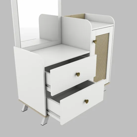 Lilly Dressing Table - Kingston White