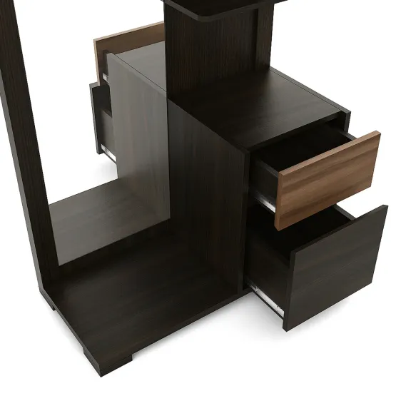 Maple Dressing Table - Fumed Oak Woodpore