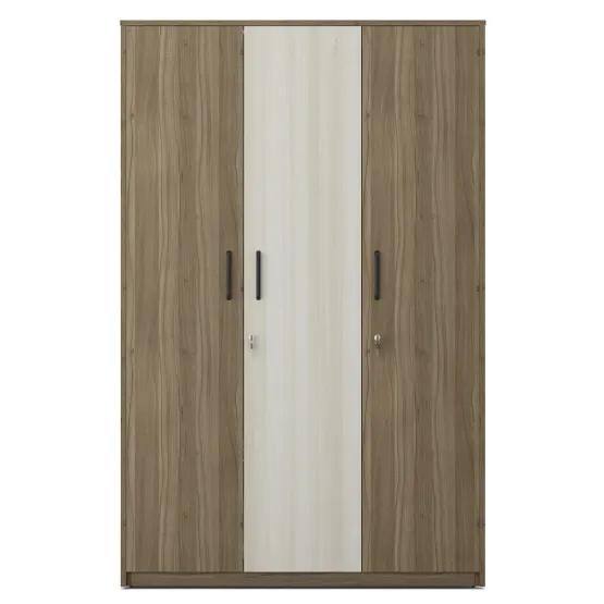 Martin 3 Door Wardrobe - Lyon Walnut