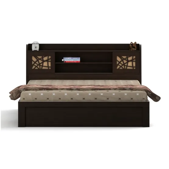 Mayflower King Bed With 3/4th Lift Storage - Vermount Woodpore