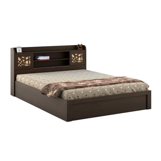 Mayflower Queen Bed With Box Type Storage - Vermount Woodpore