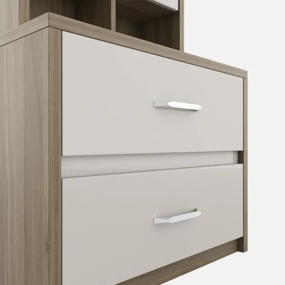 Nora Dresser Pvc - Lyon Walnut