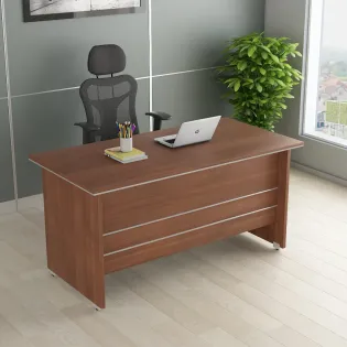 Nova Desking Office Table Extra Medium - Walnut Rigato