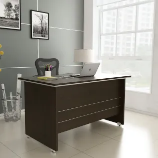 Nova Integra Office Table Medium With 3 Drawer 1 Shutter - Vermount