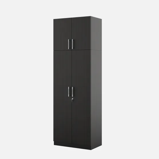 Optima 2 Door Wardrobe With Loft - Natural Wenge