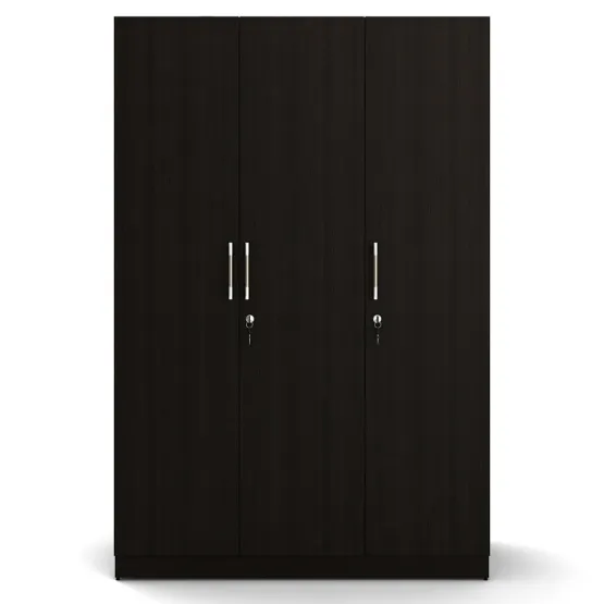 Optima 3 Door Wardrobe - Natural Wenge