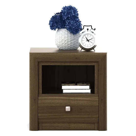 Emperor / Proton Bedside Table - Lyon Walnut